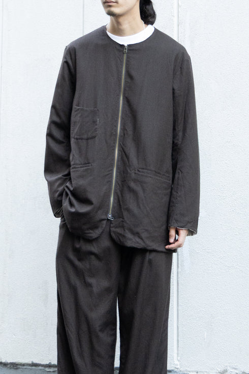 【YUTA MATSUOKA】"GENTLY CLOTH ZIP JACKET"